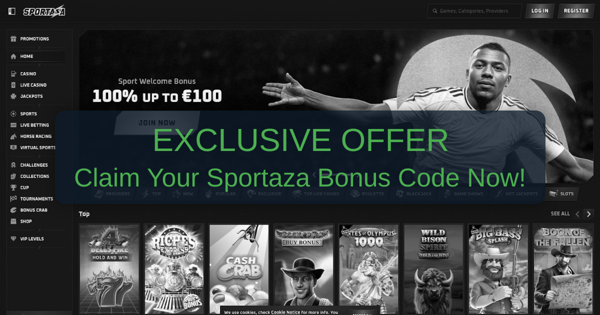 Sportaza Bonus Code 2026 - Top US Casino Offers